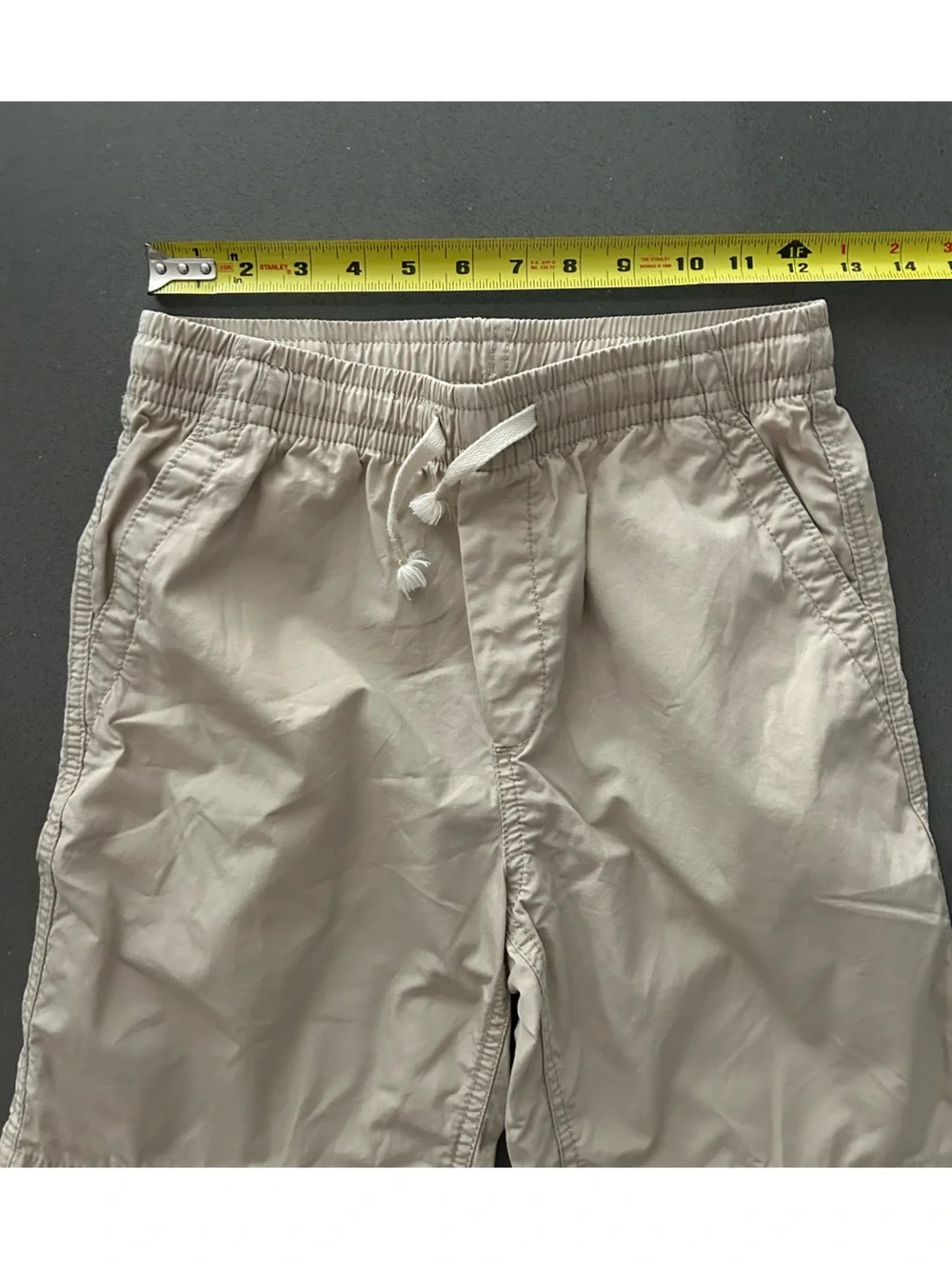 GAP Light Beige Kids Shorts with Drawstring Size 14-16yrs..